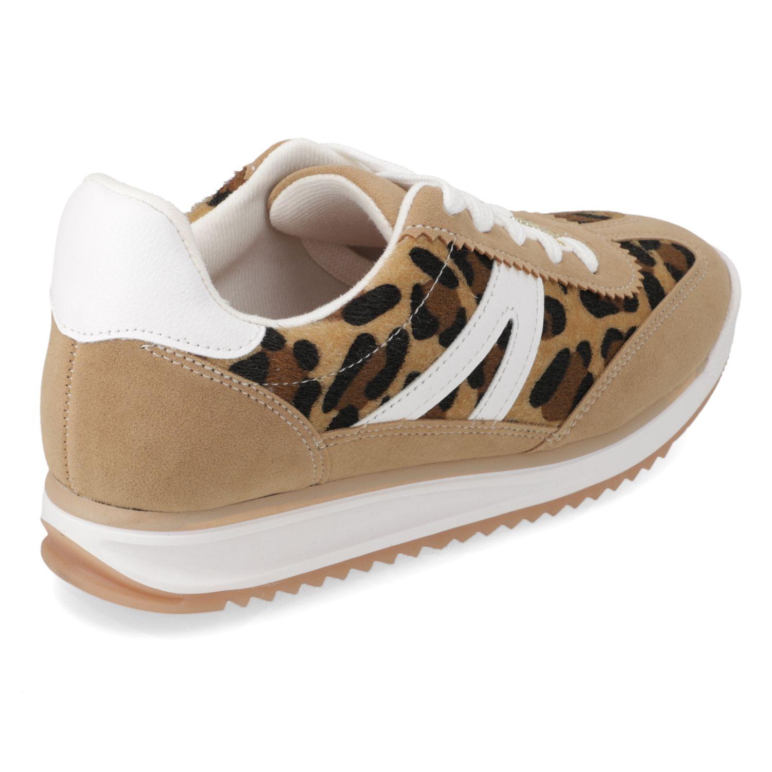 Zapatillas Casuales Café Animal Print Vizzano-4