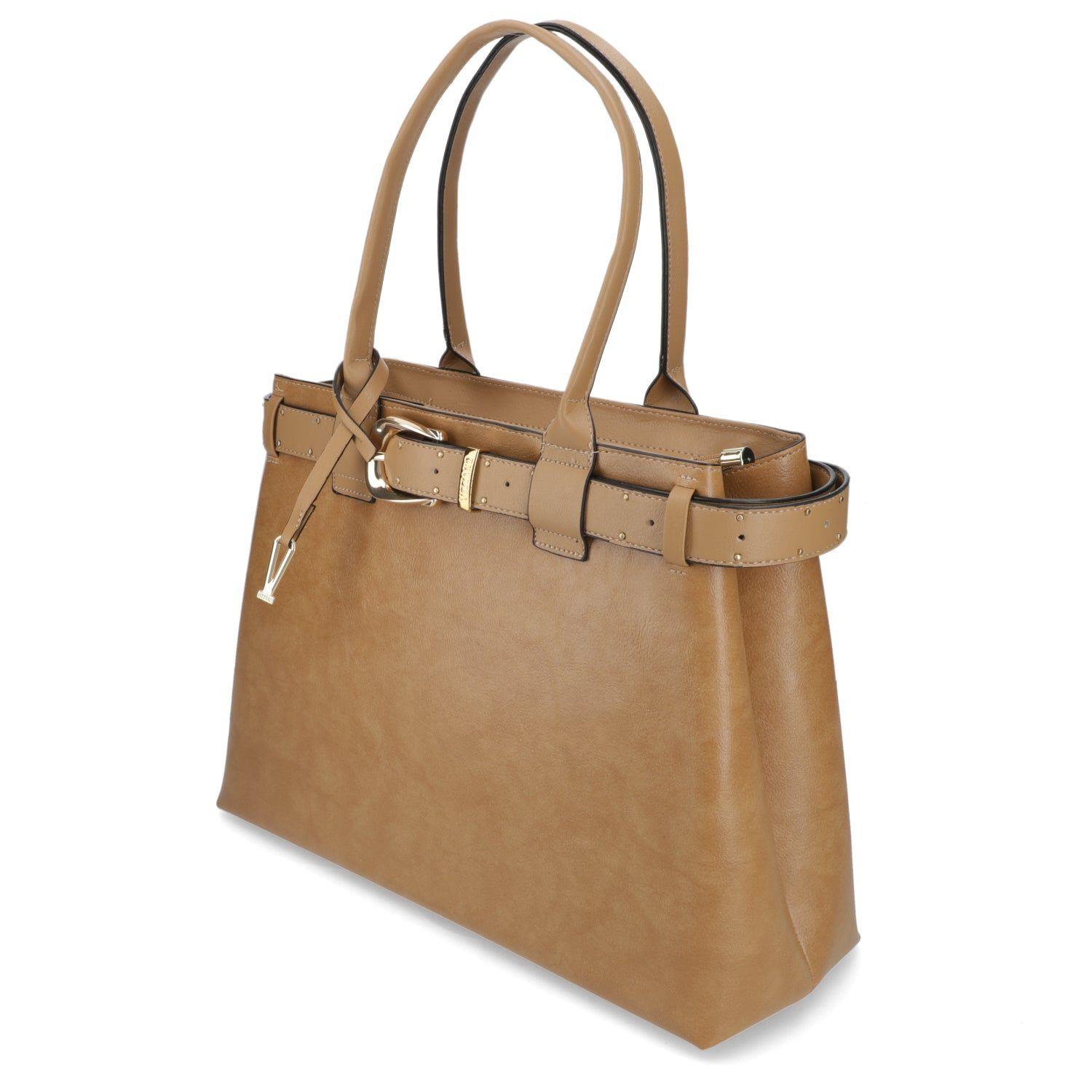 Cartera Tote Camel Vizzano con Detalle de Cinturón-3