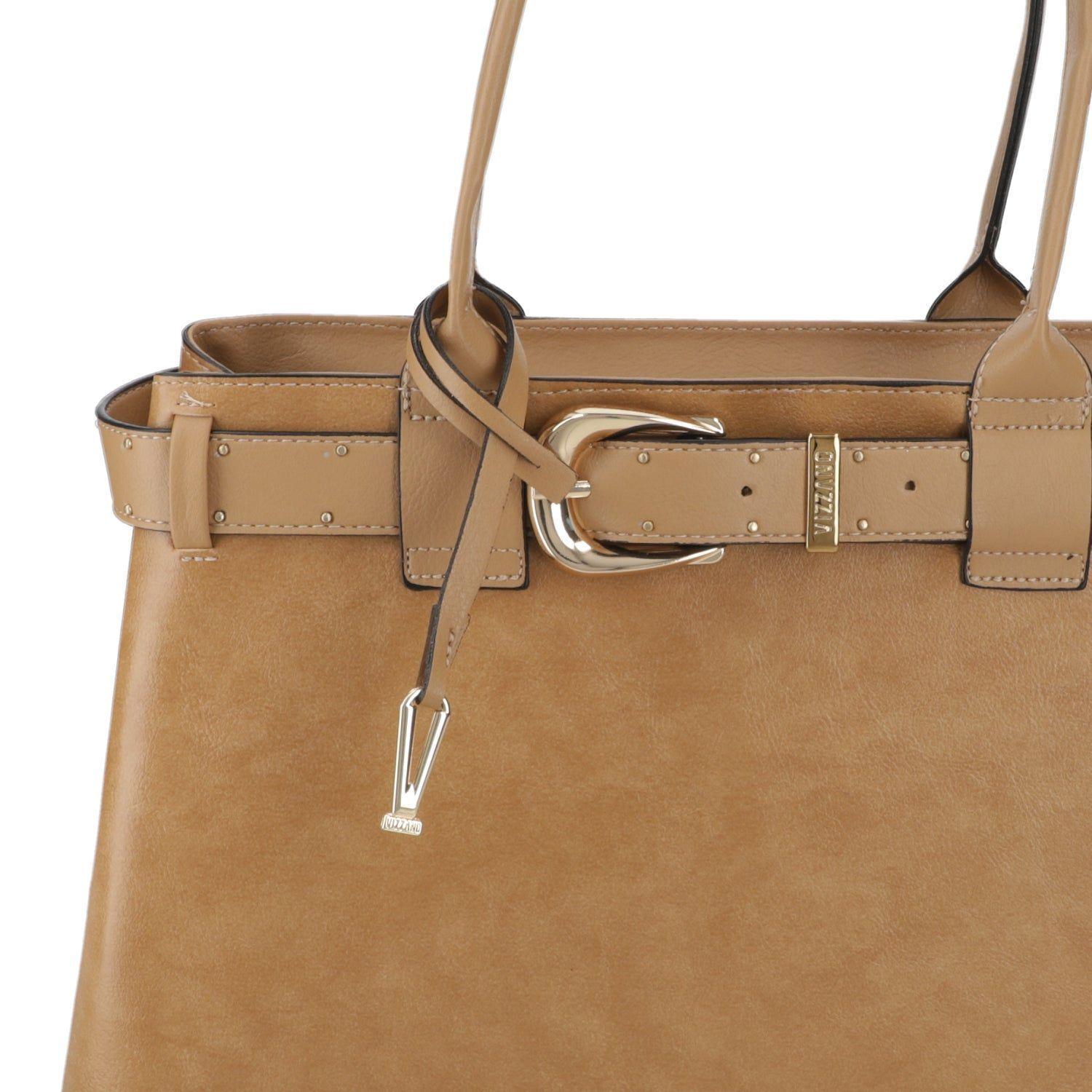 Cartera Tote Camel Vizzano con Detalle de Cinturón-6