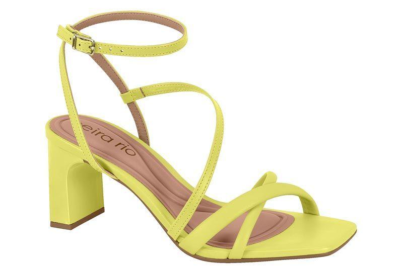 Sandalia Taco Beira Rio Amarillo 11453-0