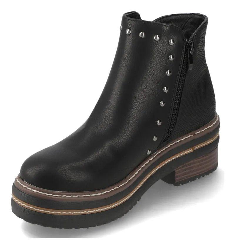 Botín Mujer  New Walk Negro-3