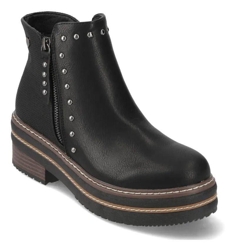 Botín Mujer  New Walk Negro-5