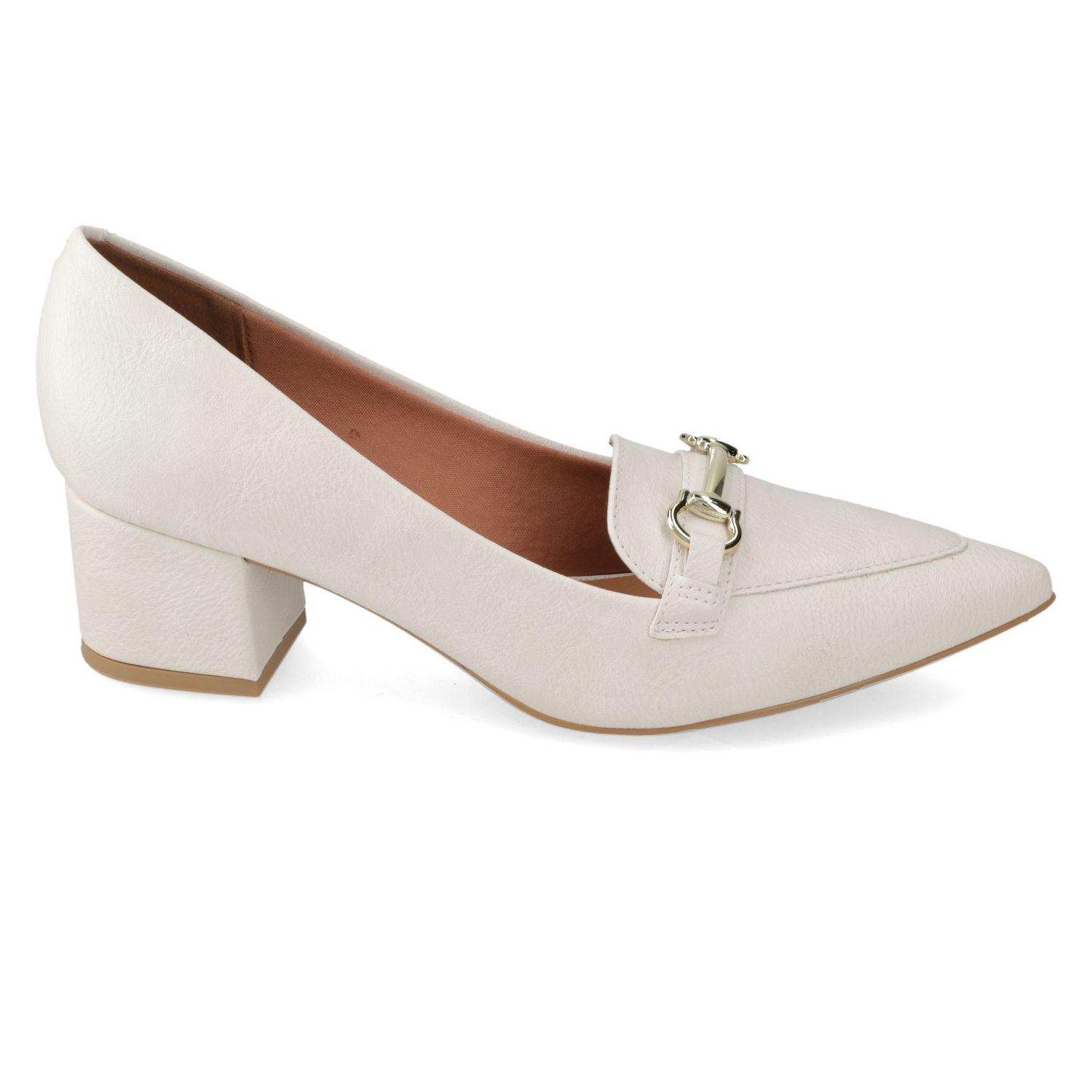 Zapato Taco Vizzano Blanco Taco 5 Cm-1