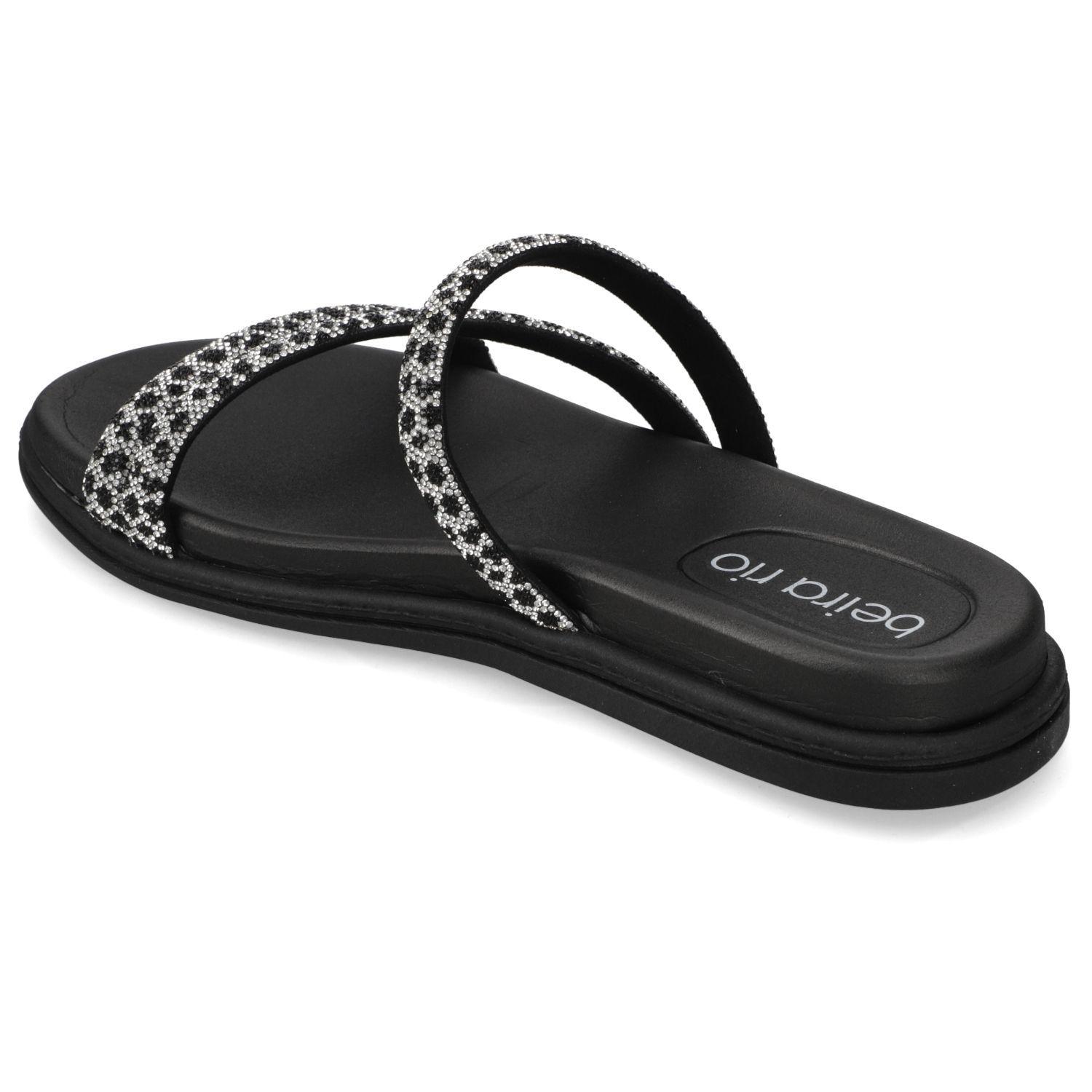 Sandalia Plana Beira Rio Negro 15690-3