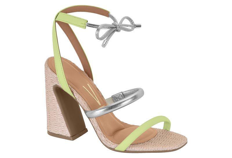 Sandalia Taco Vizzano Amarillo 13748-5