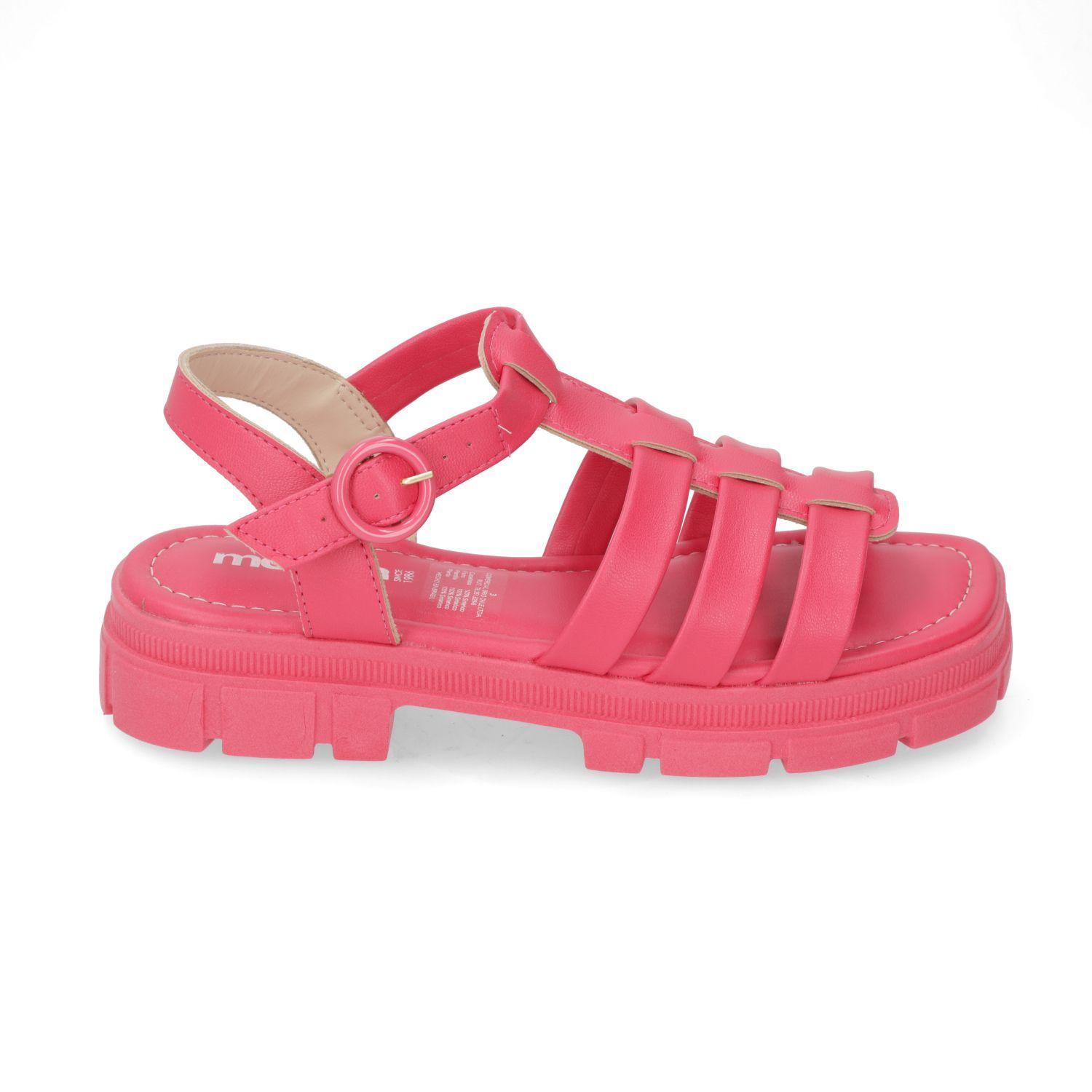 Sandalia Plana Moleca Rosado 10878-0