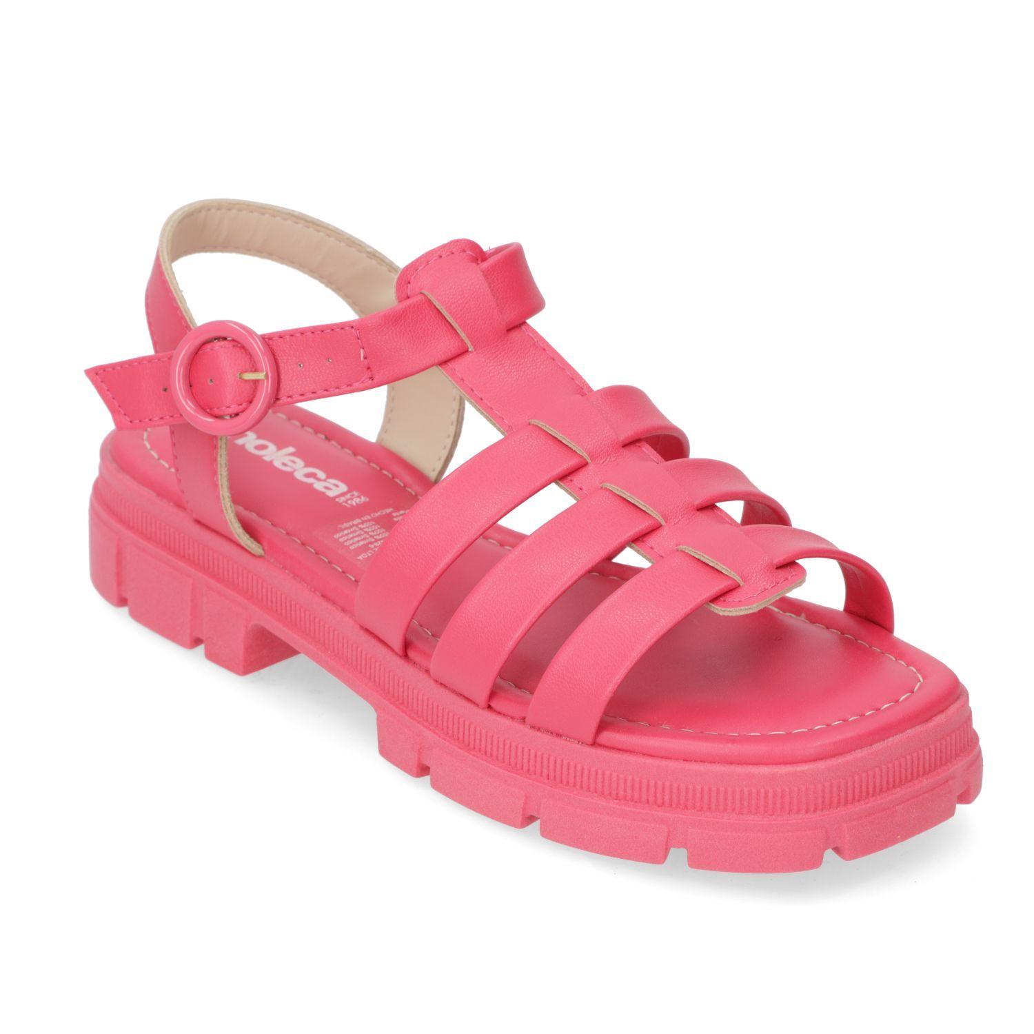 Sandalia Plana Moleca Rosado 10878-1