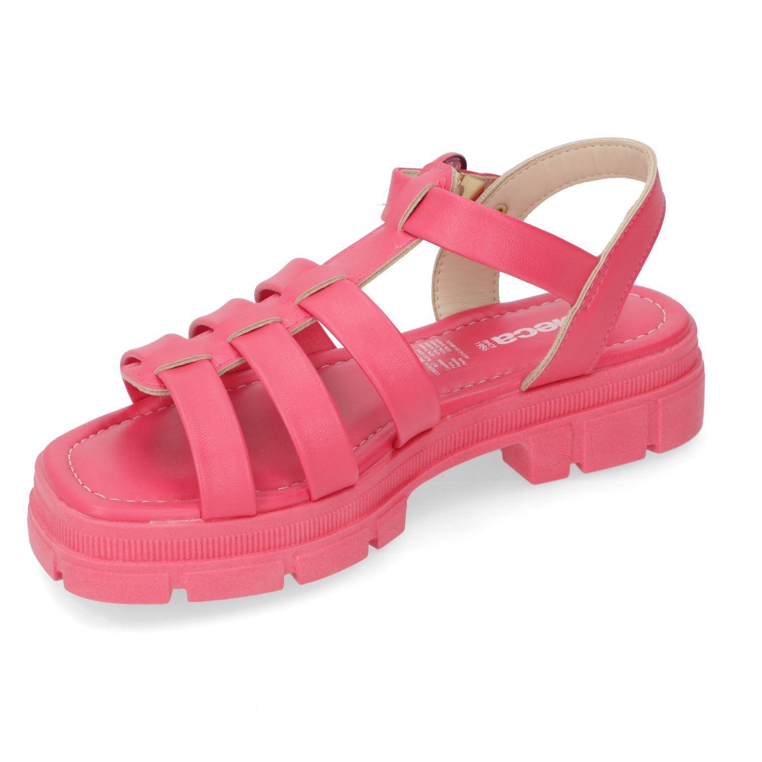 Sandalia Plana Moleca Rosado 10878-2