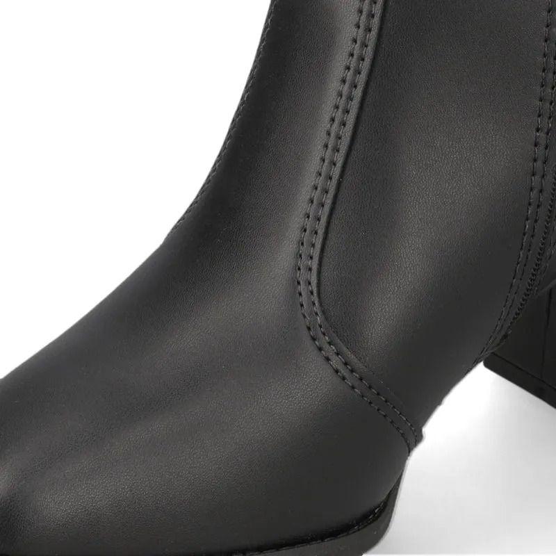 Botín Negro Mujer Moleca-5