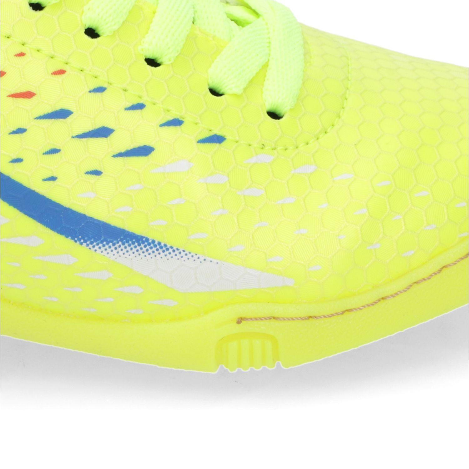 Zapatilla Deportiva Fútbol Futsal Niño Color Amarillo Neón-2