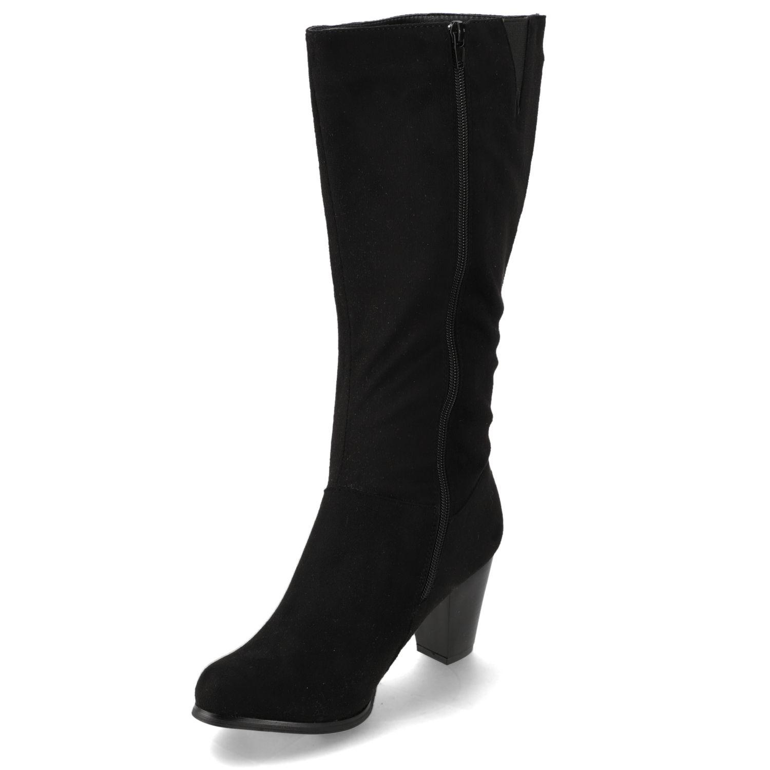 Bota Taco Negra New Walk-2