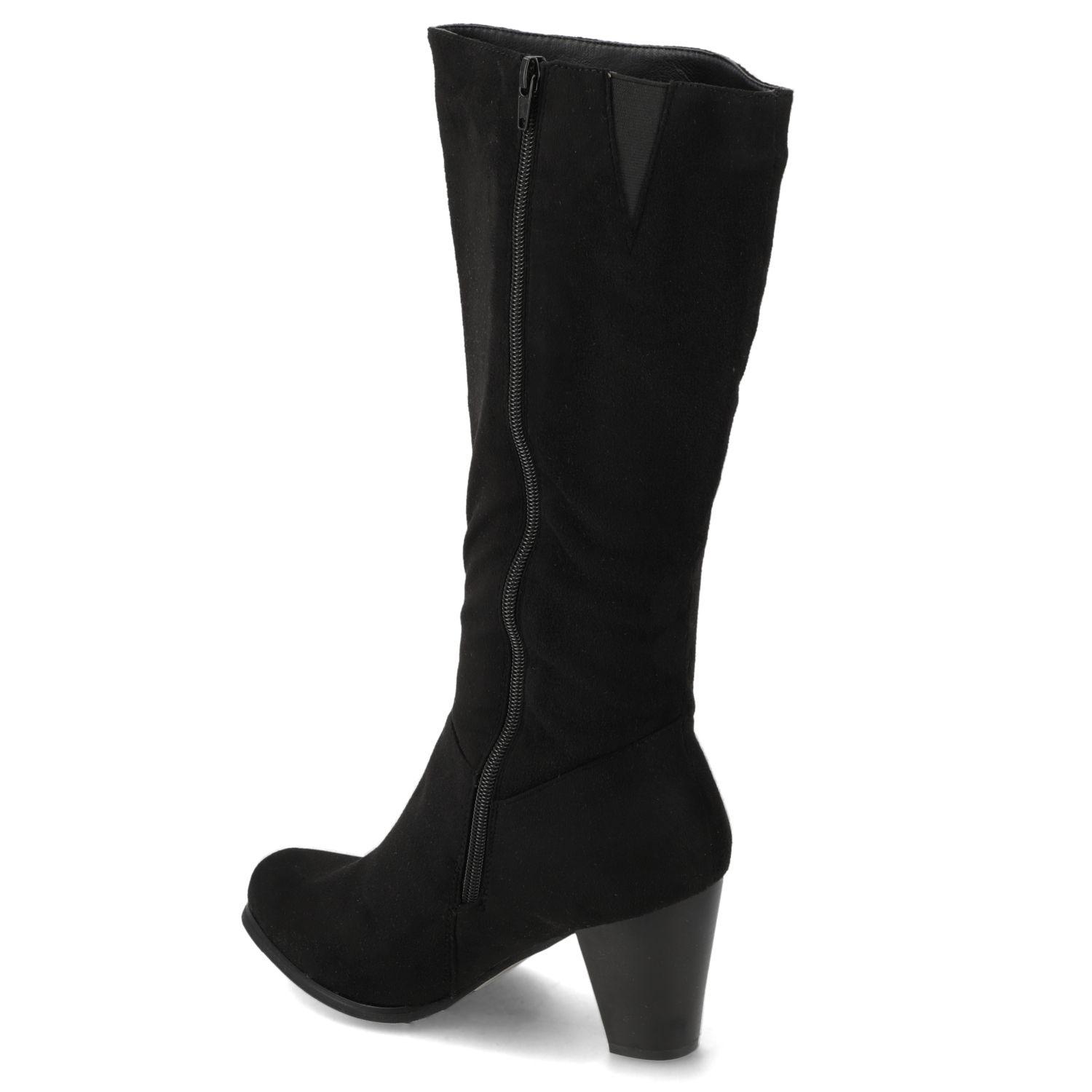 Bota Taco Negra New Walk-3