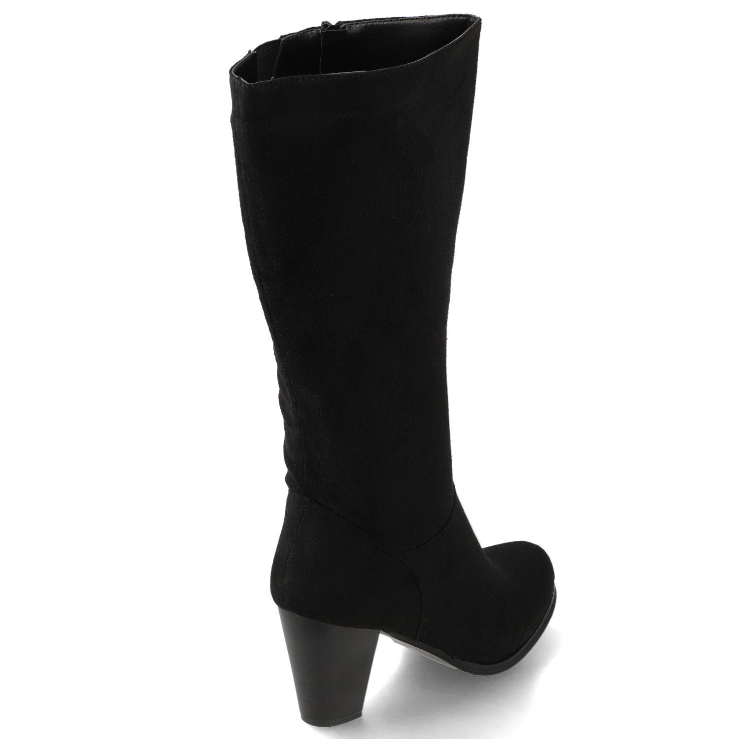Bota Taco Negra New Walk-4