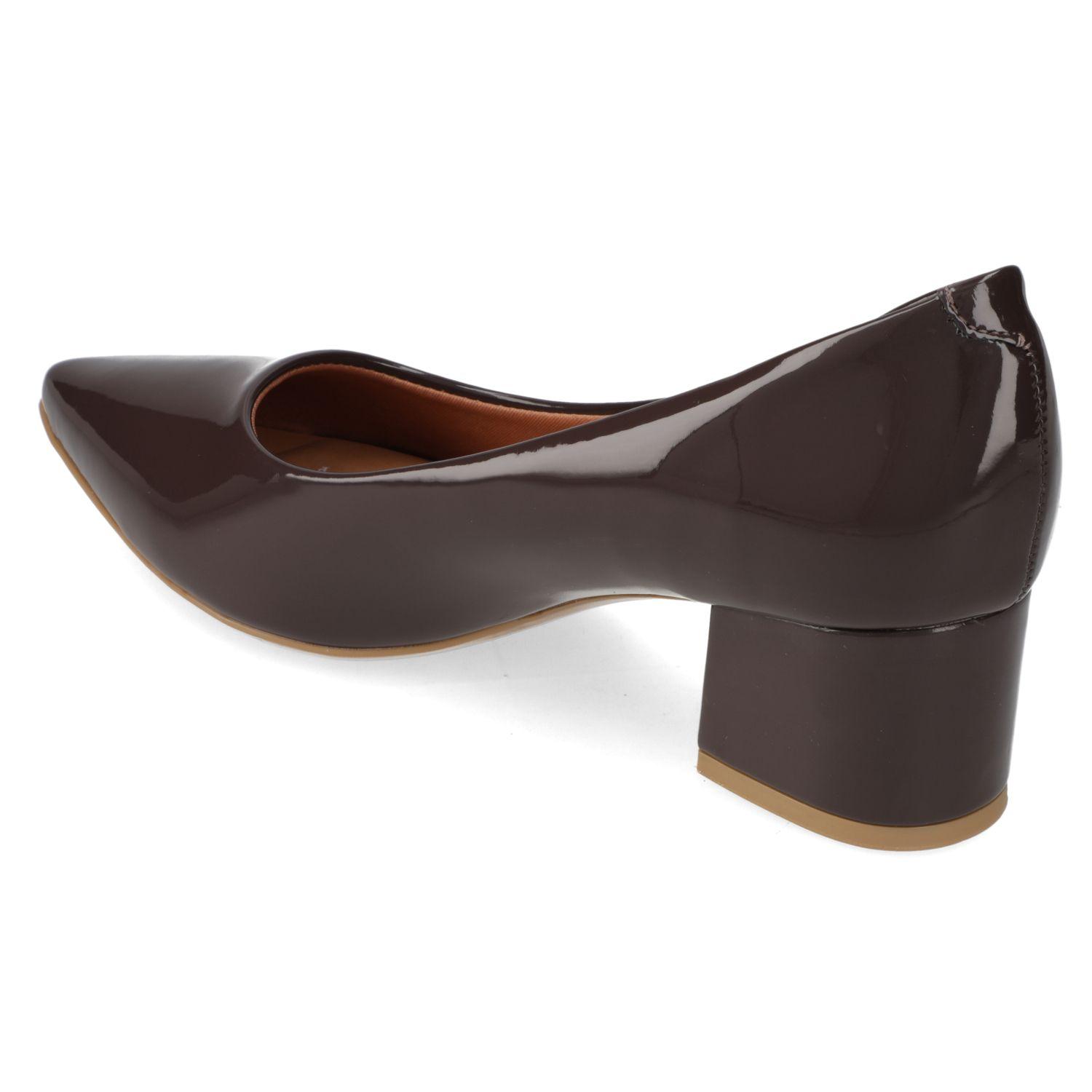 Zapato Taco Vizzano Café Oscuro Taco 5 Cm-3