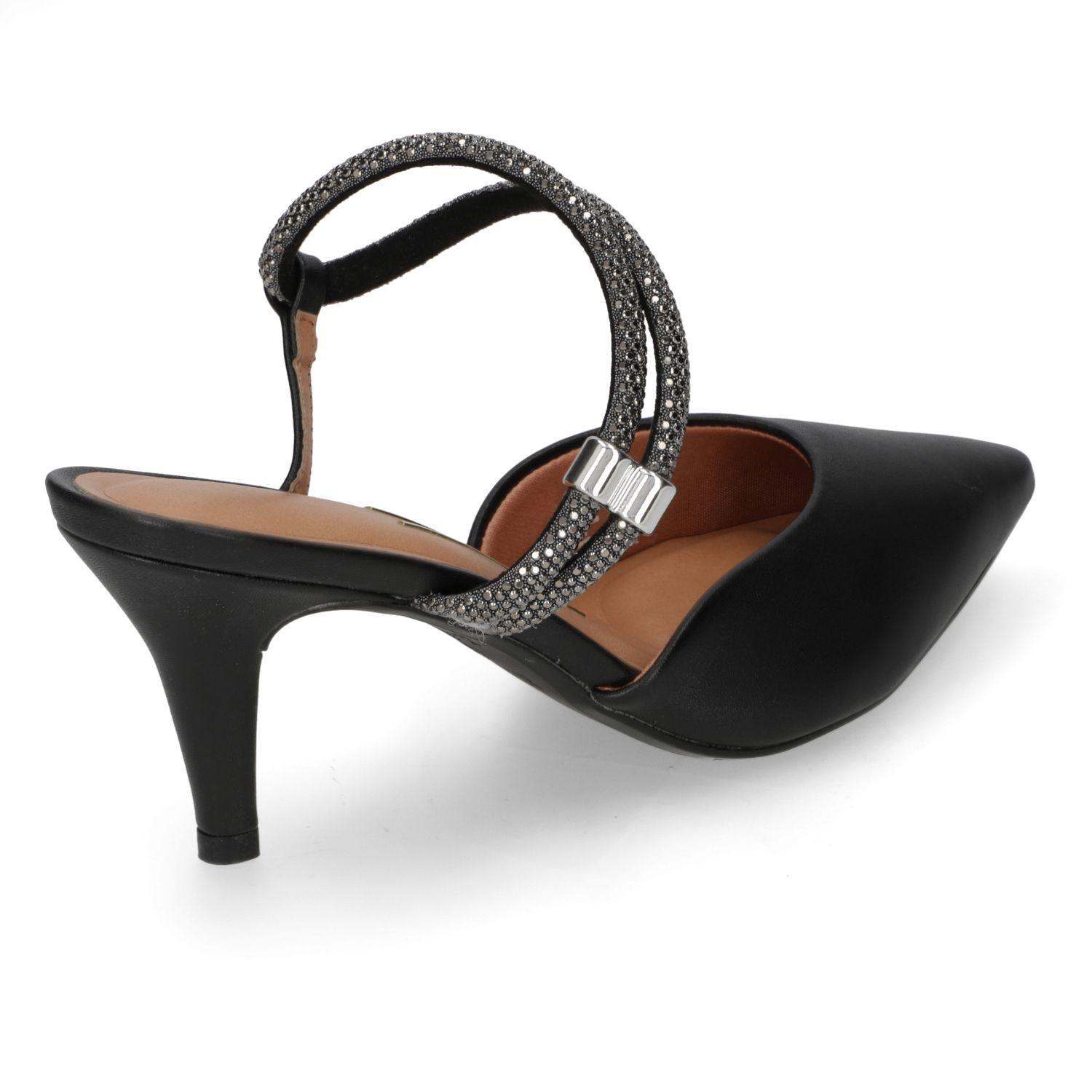 Stiletto Mujer Taco Aguja 7 cm Negro Vizzano-3