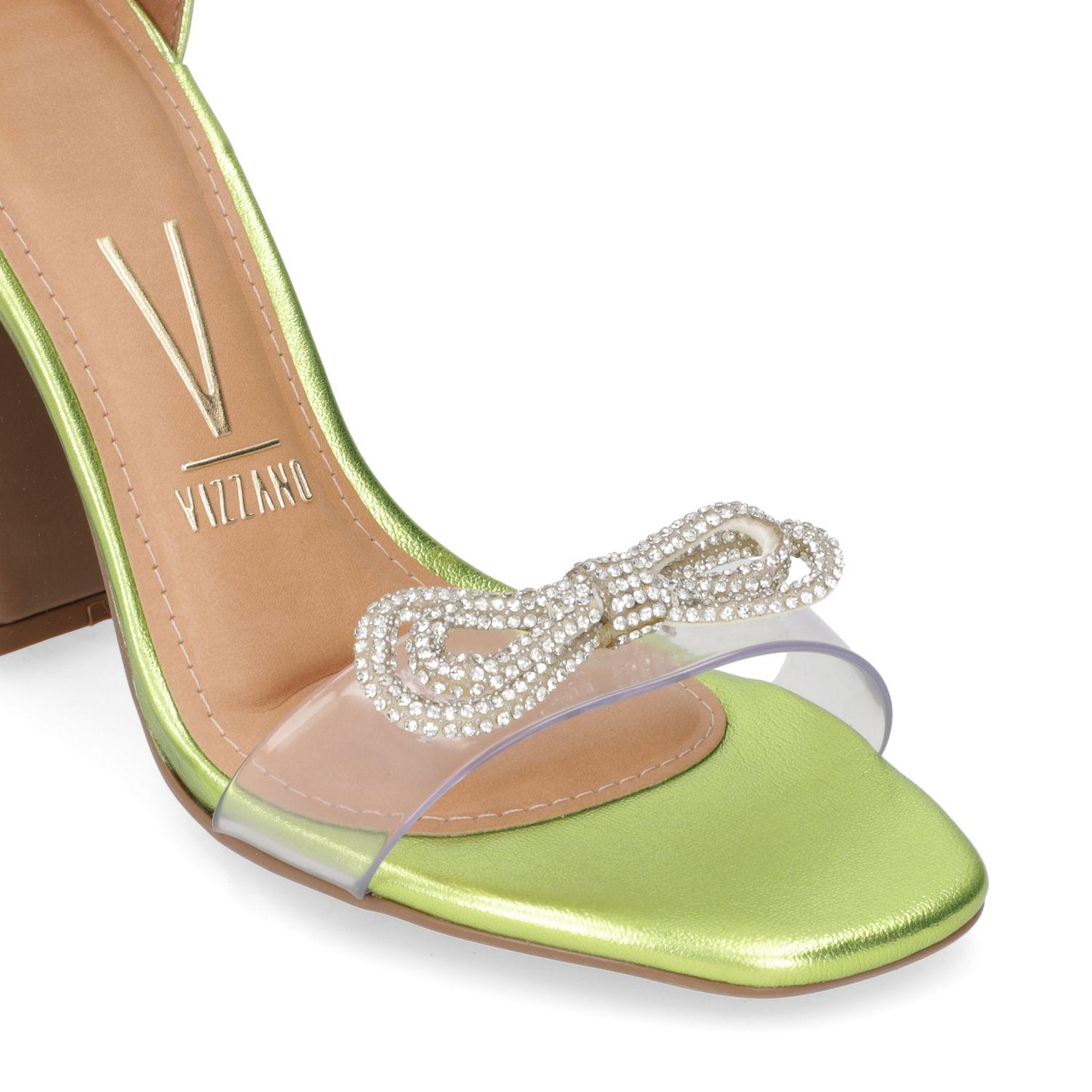 Sandalia Taco Vizzano Amarillo 10489-4