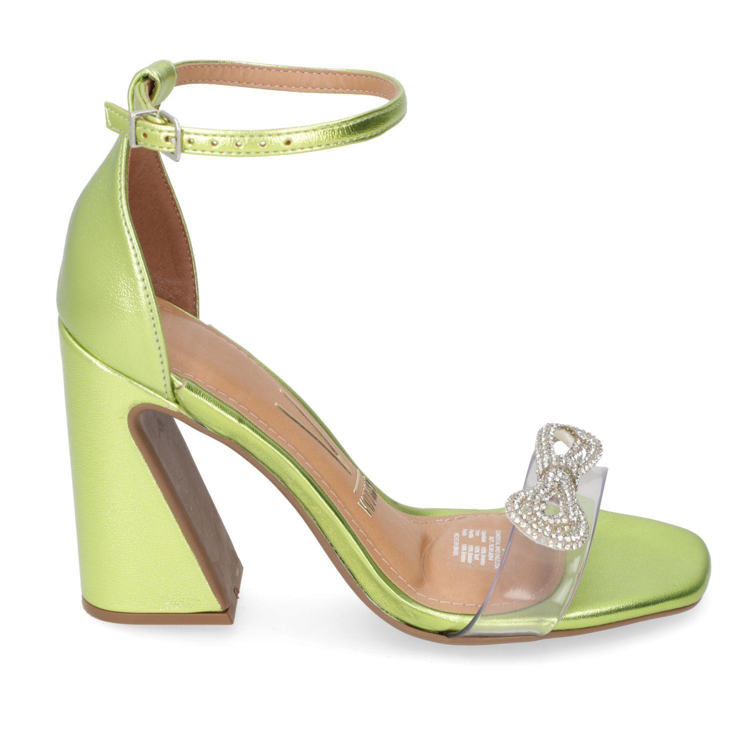 Sandalia Taco Vizzano Amarillo 10489-0