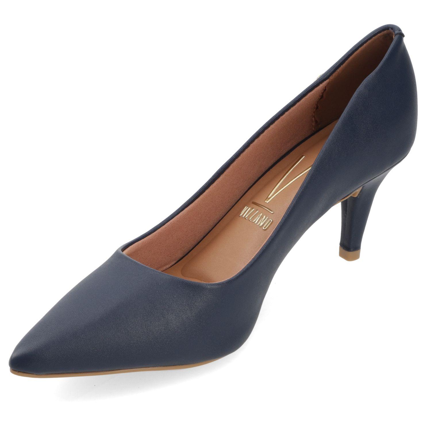 Stiletto Vizzano Azul Marino Taco 7 Cm-2