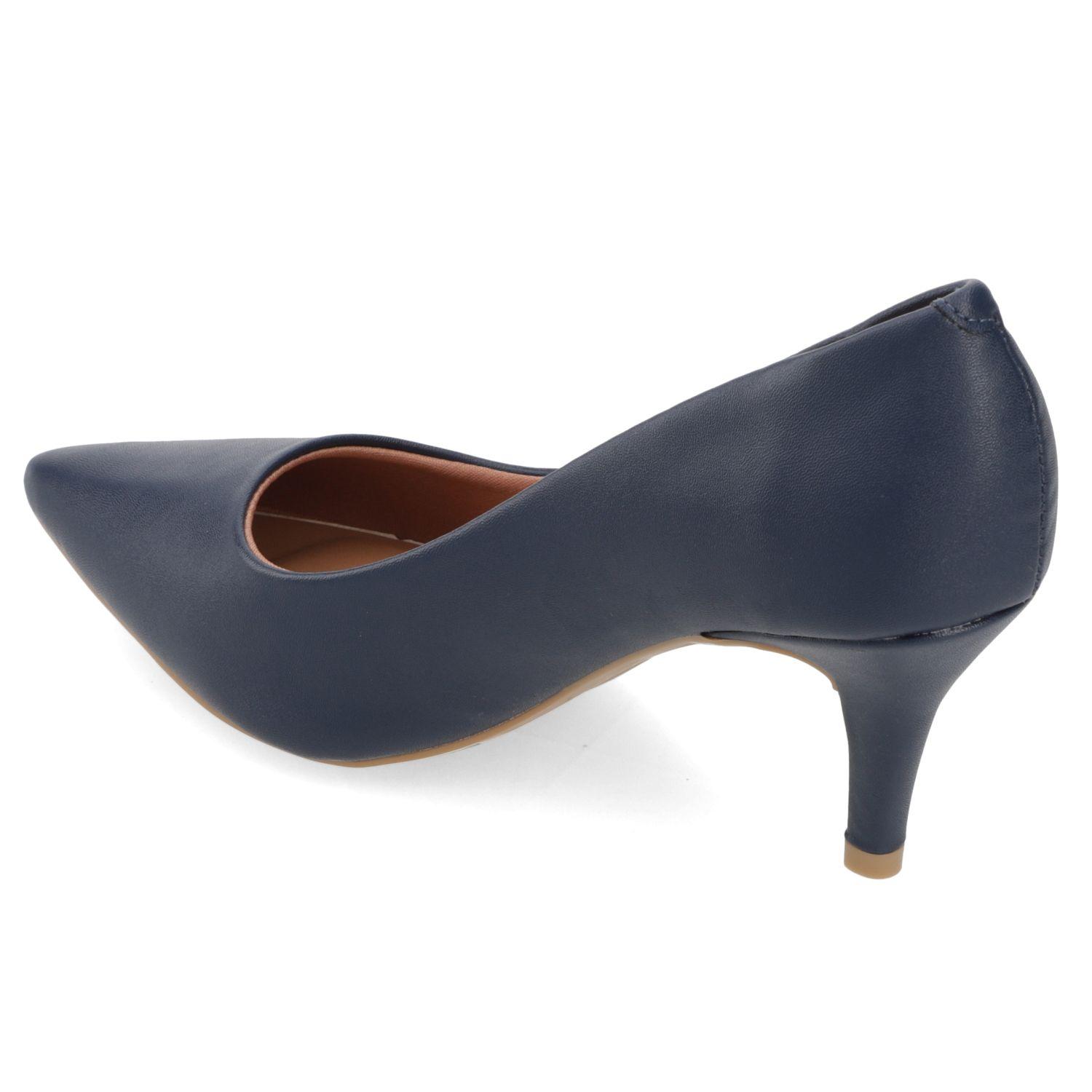Stiletto Vizzano Azul Marino Taco 7 Cm-3