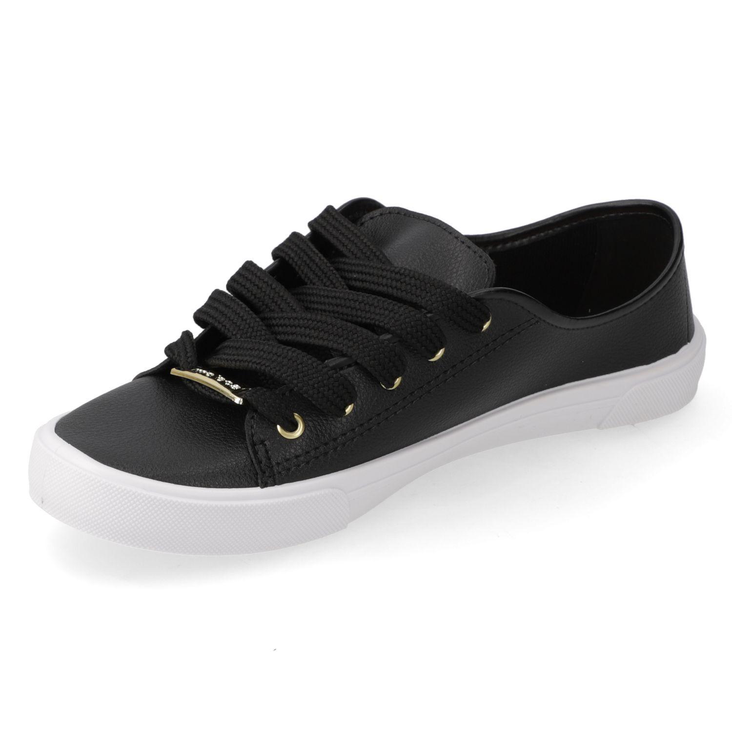 Zapatilla Casual Moleca Negro 15934-2