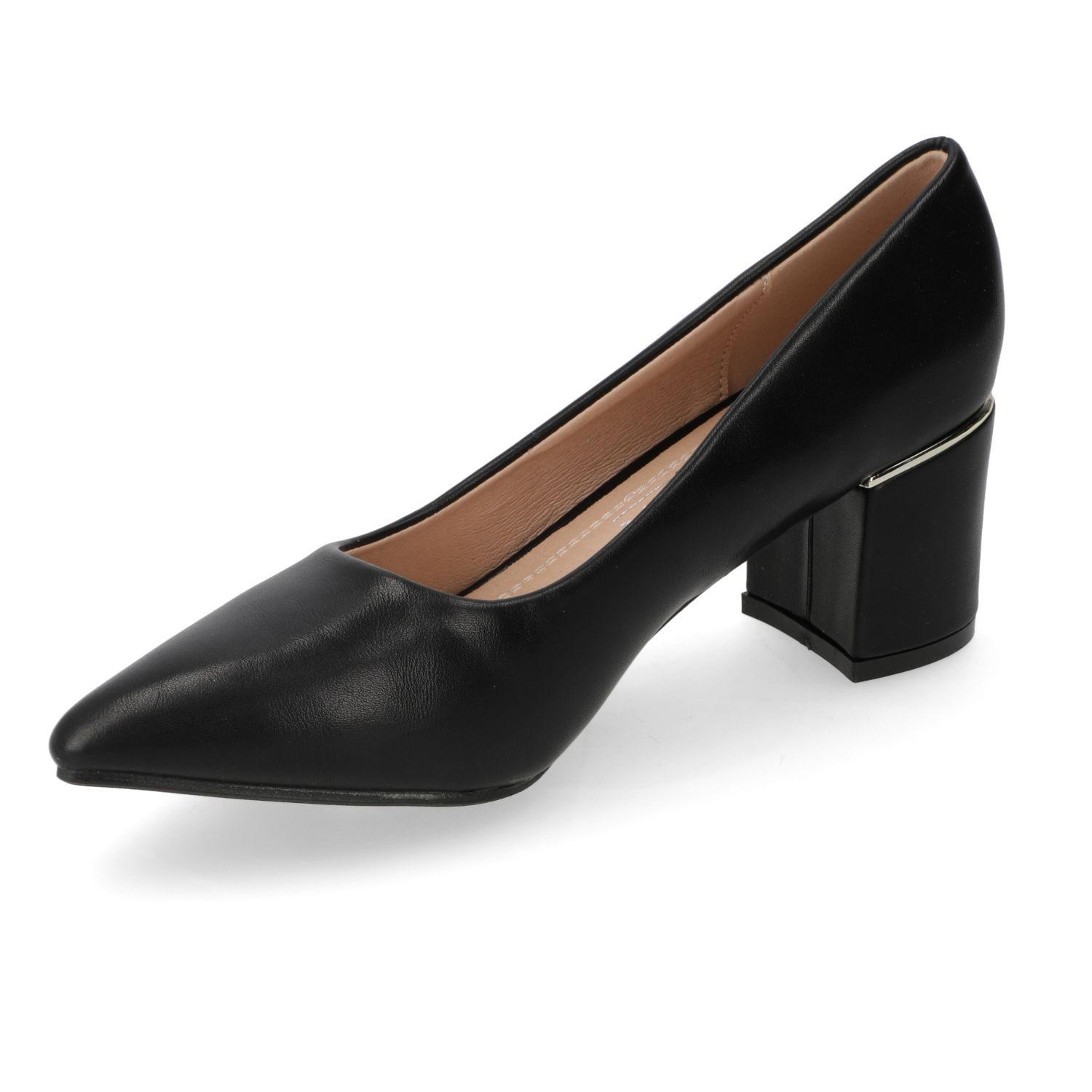 Zapato taco New Walk Negro 15878-2