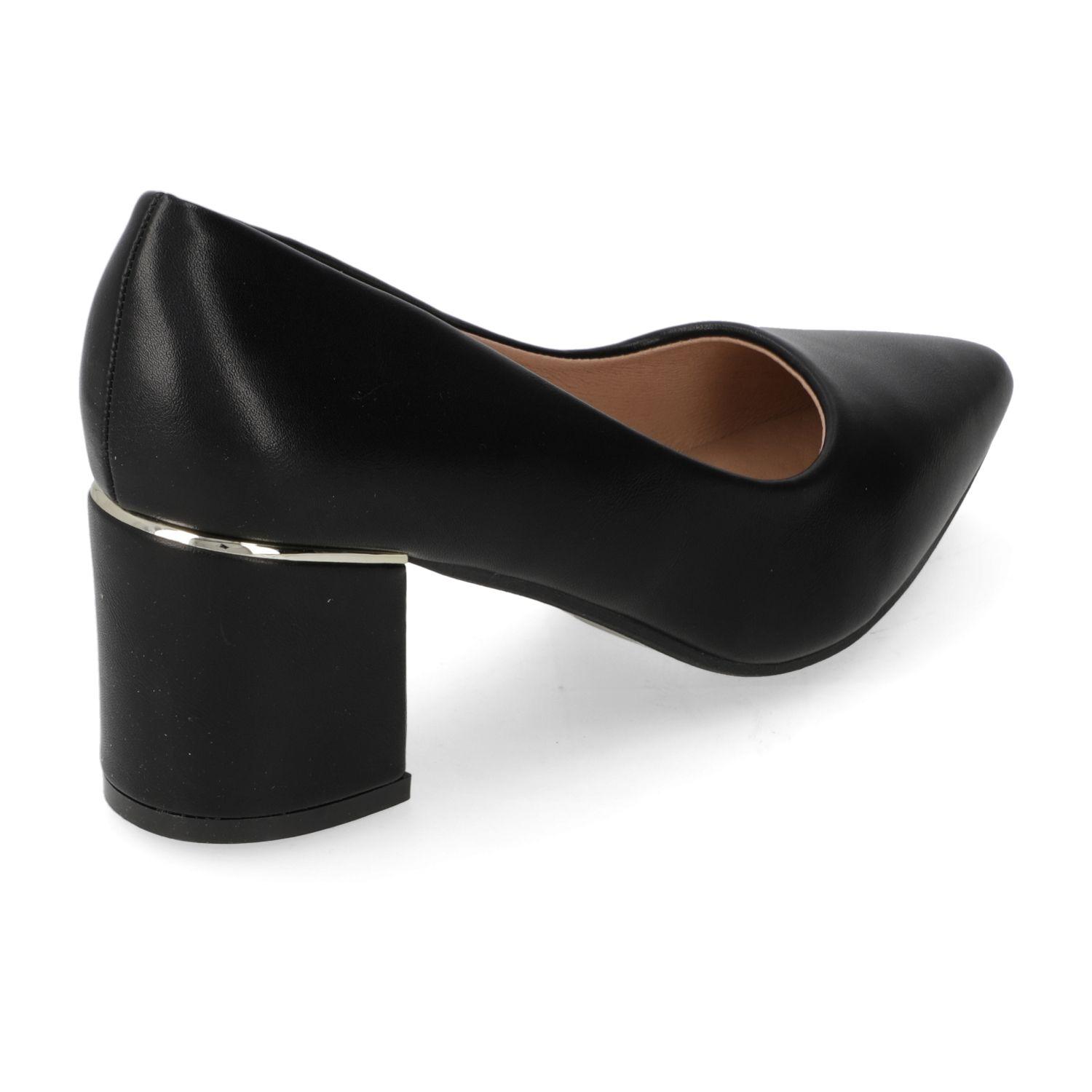 Zapato taco New Walk Negro 15878-3