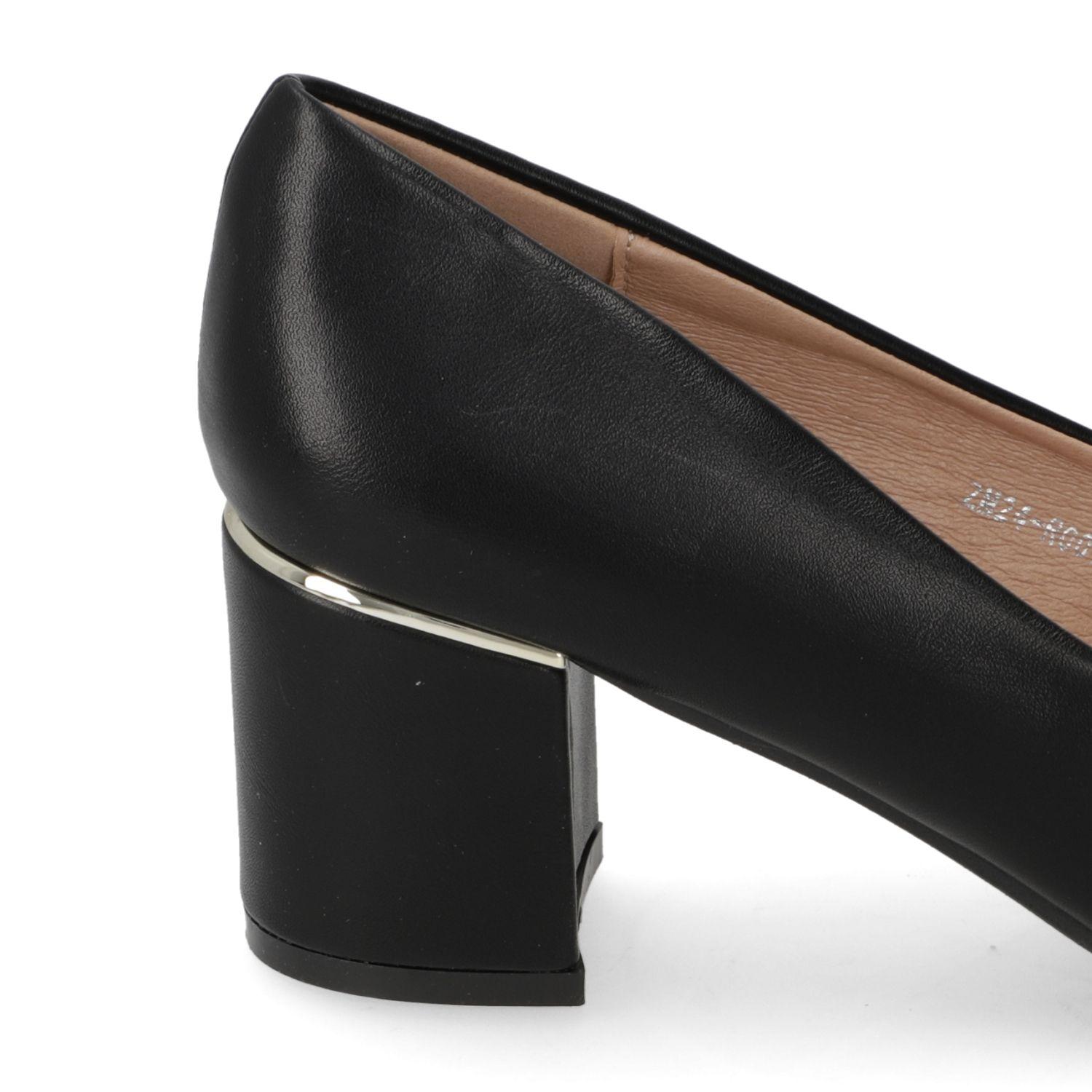 Zapato taco New Walk Negro 15878-4