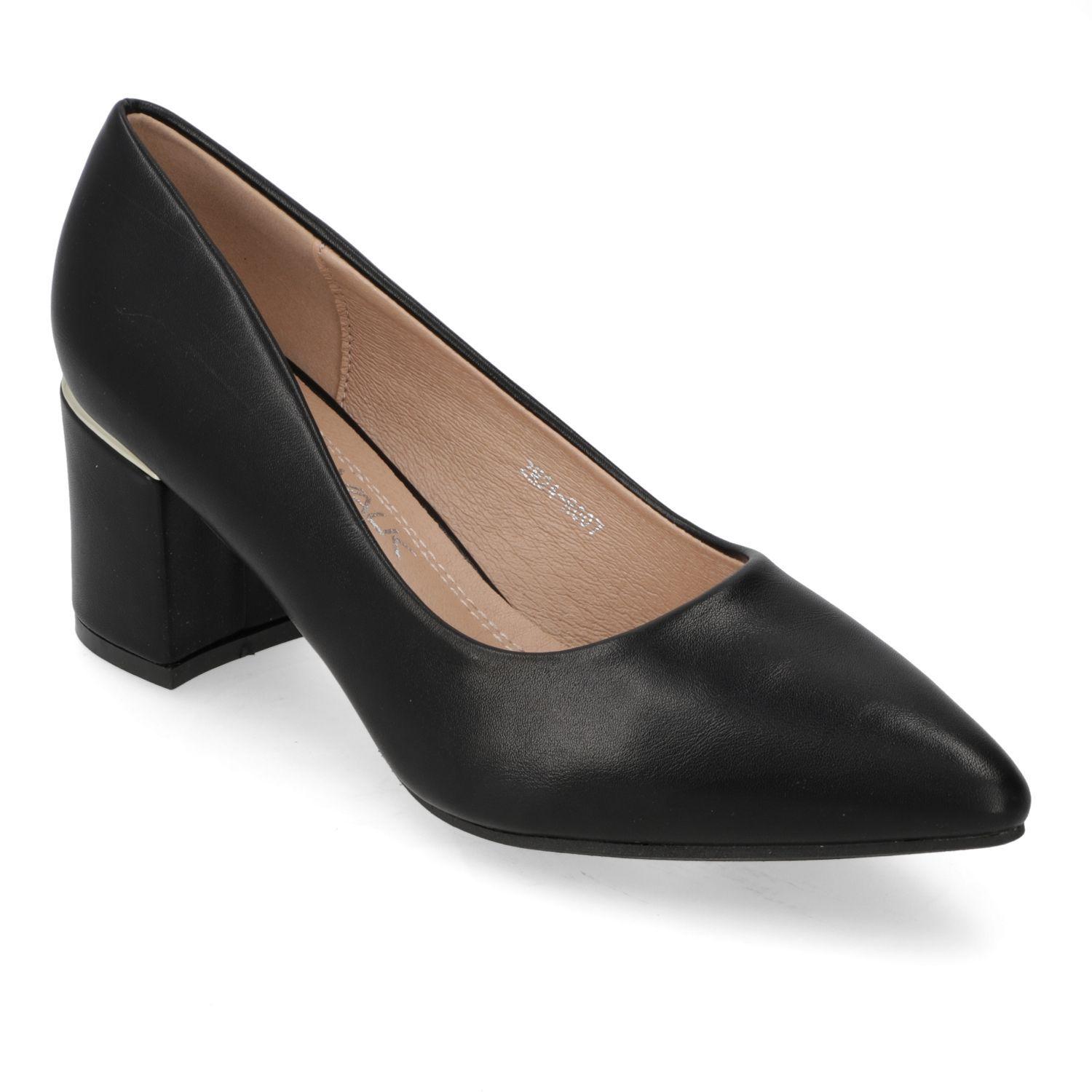 Zapato taco New Walk Negro 15878-1