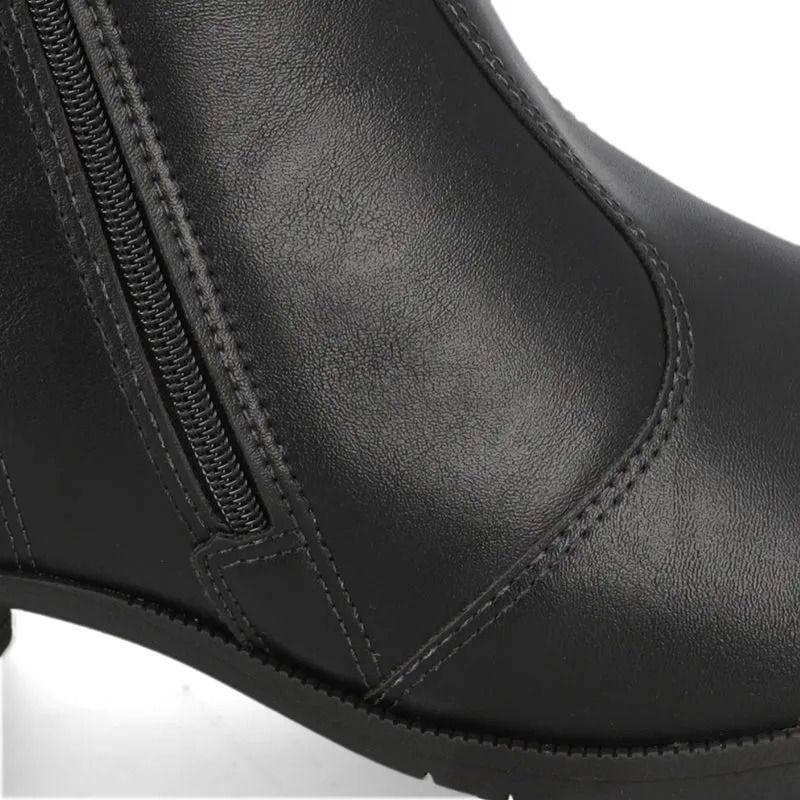 Botin Mujer  Moleca Negro-6