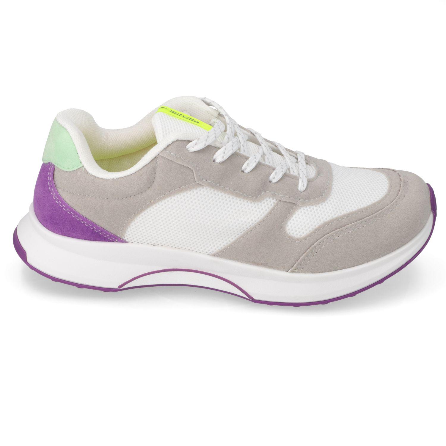 Zapatilla Deportiva Actvitta Gris Textil-1
