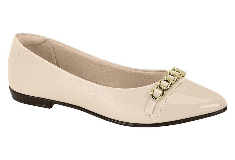 Ballerina Beira Rio Crema Efecto Cuero  Crema 985 Napa Sardenha Neo/Verniz Fresh Neo-0