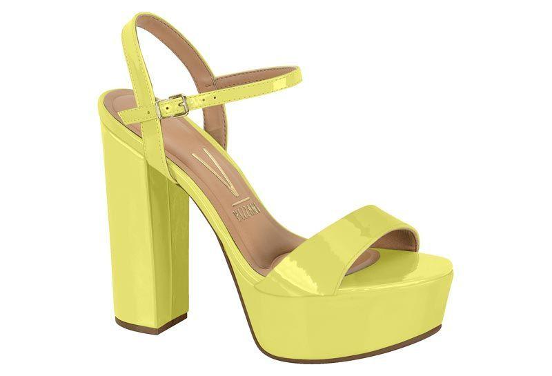 Sandalia Mujer Plataforma Amarillo Vizzano Modelo 6282-455-13488-87464-1