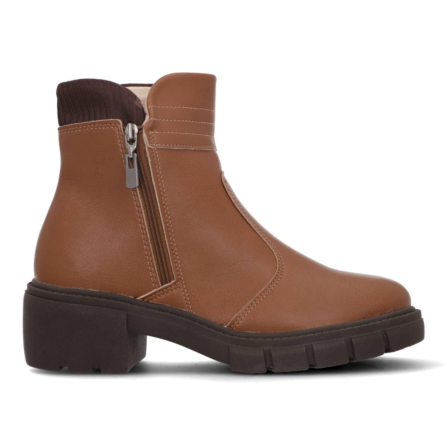 Botin Mujer Marron 9077-211- Beira Rio-0