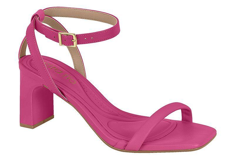 Sandalia Taco Beira Rio Rosado 11447-0