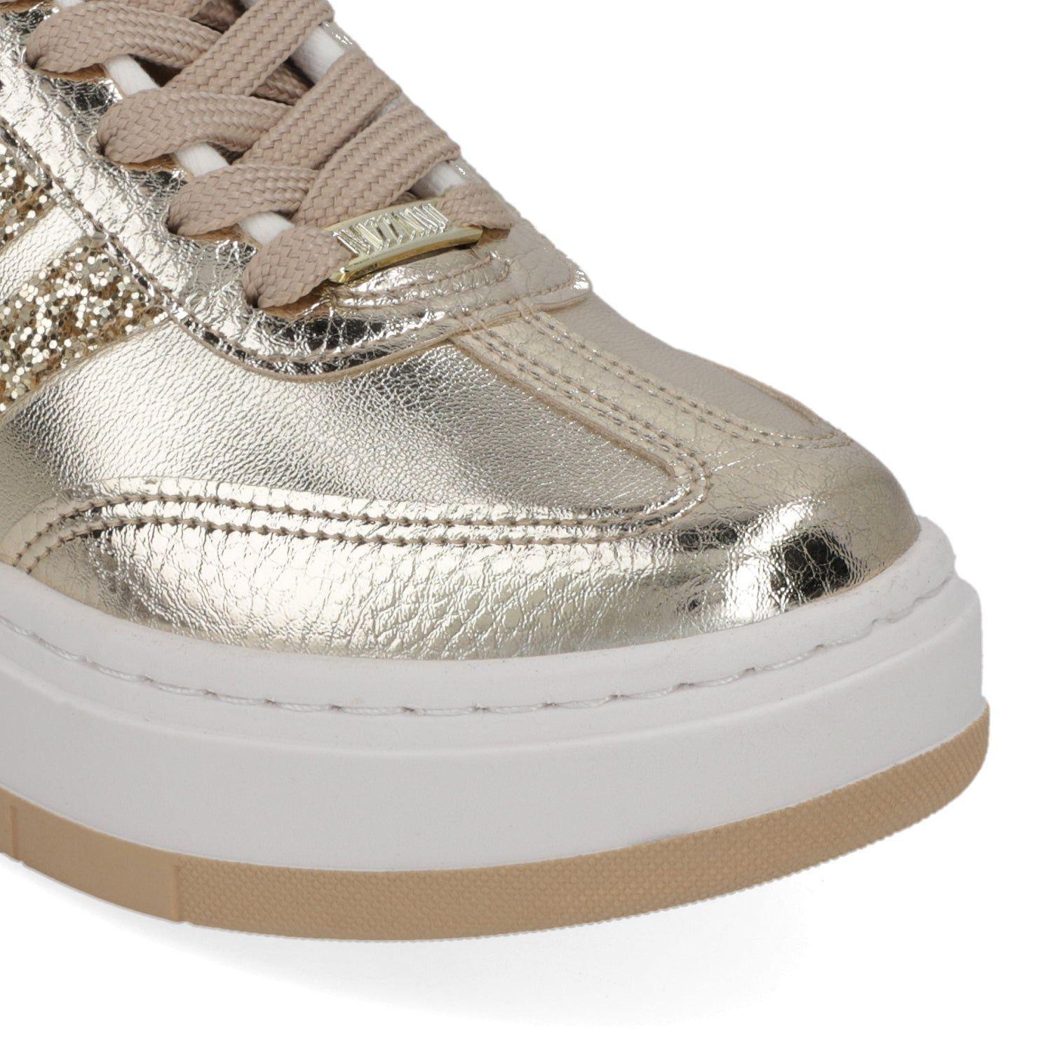 Zapatillas Casuales Doradas Vizzano Plataforma-5