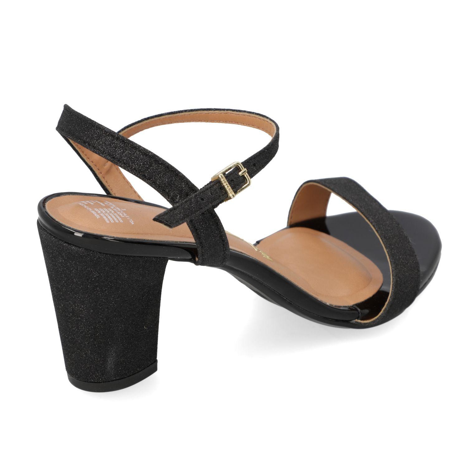 Sandalia Taco Vizzano Negro 13723-3