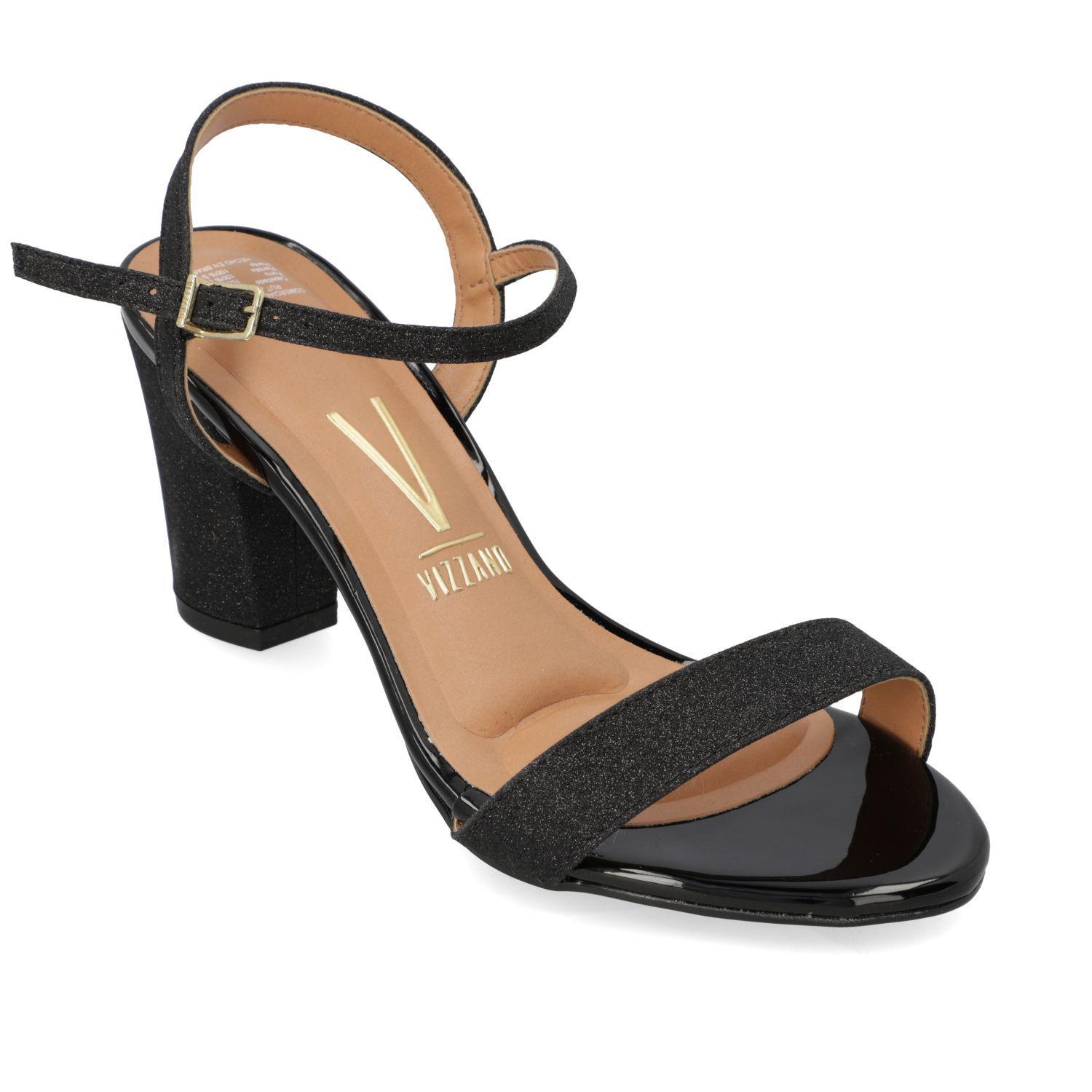 Sandalia Taco Vizzano Negro 13723-1