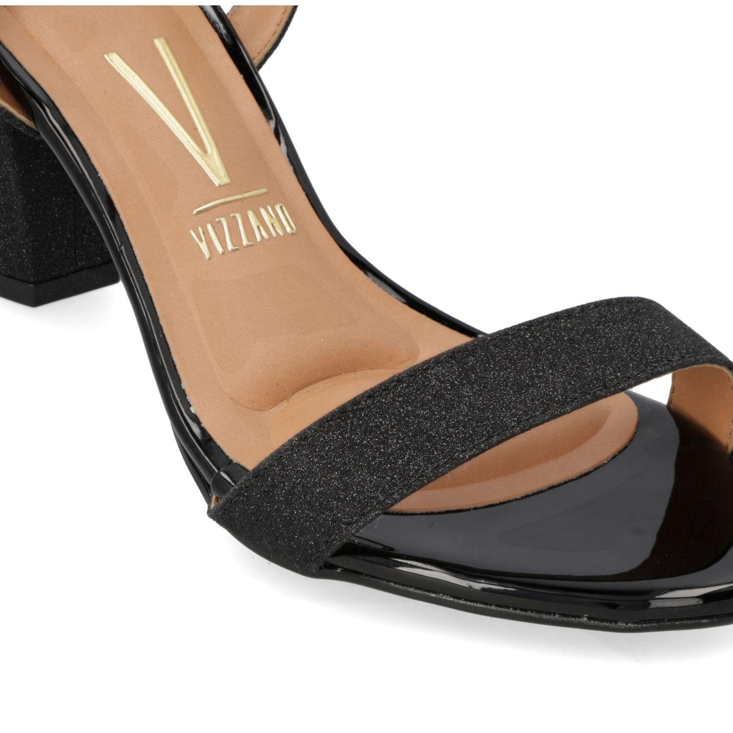 Sandalia Taco Vizzano Negro 13723-4
