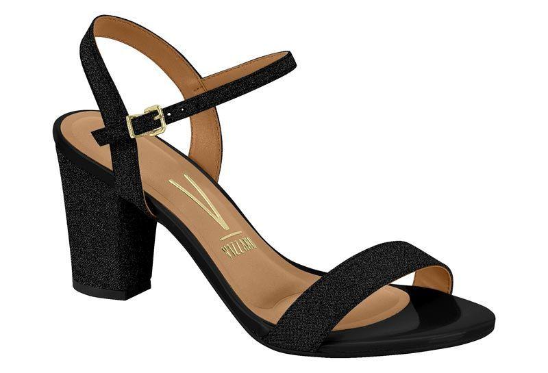 Sandalia Taco Vizzano Negro 13723-5