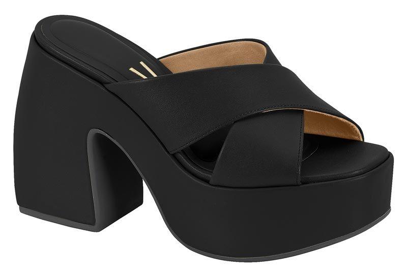 Sandalia Taco Vizzano Negro 11362-0