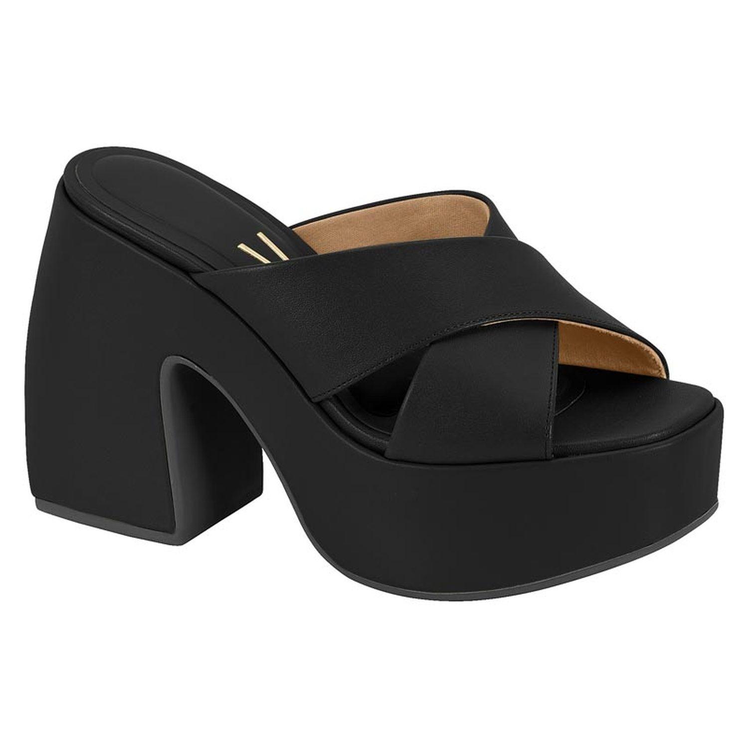 Sandalia Taco Vizzano Negro 11362-0