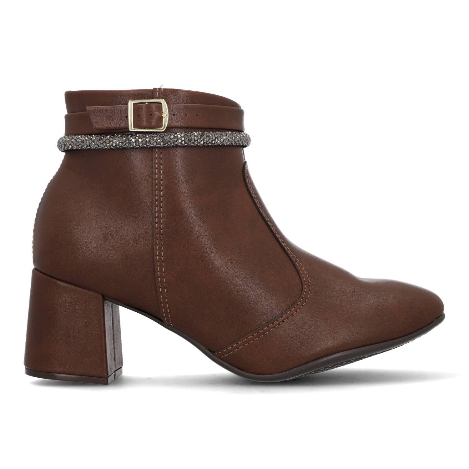 Botin Mujer Marron 9076-107- Beira Rio-0
