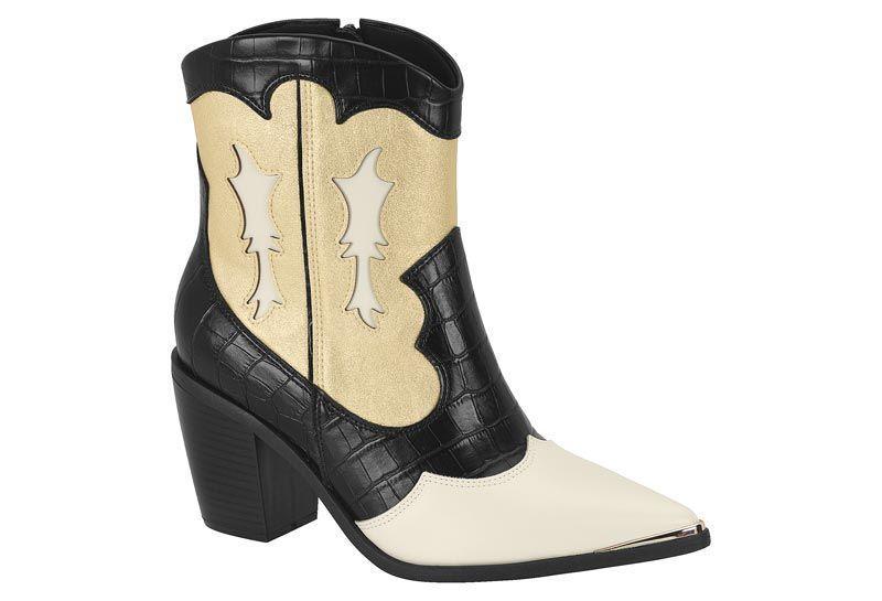 Botin Mujer Texano Negro 3070-109- Vizzano-1