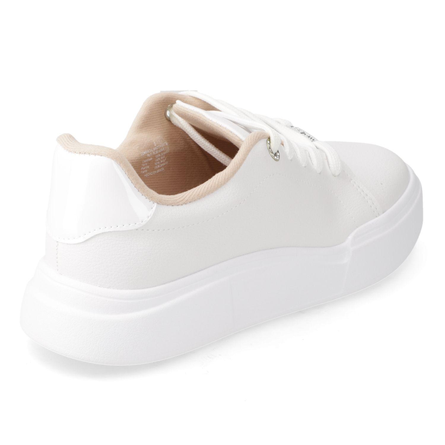 Zapatilla Casual Moleca Blanco 15950-3