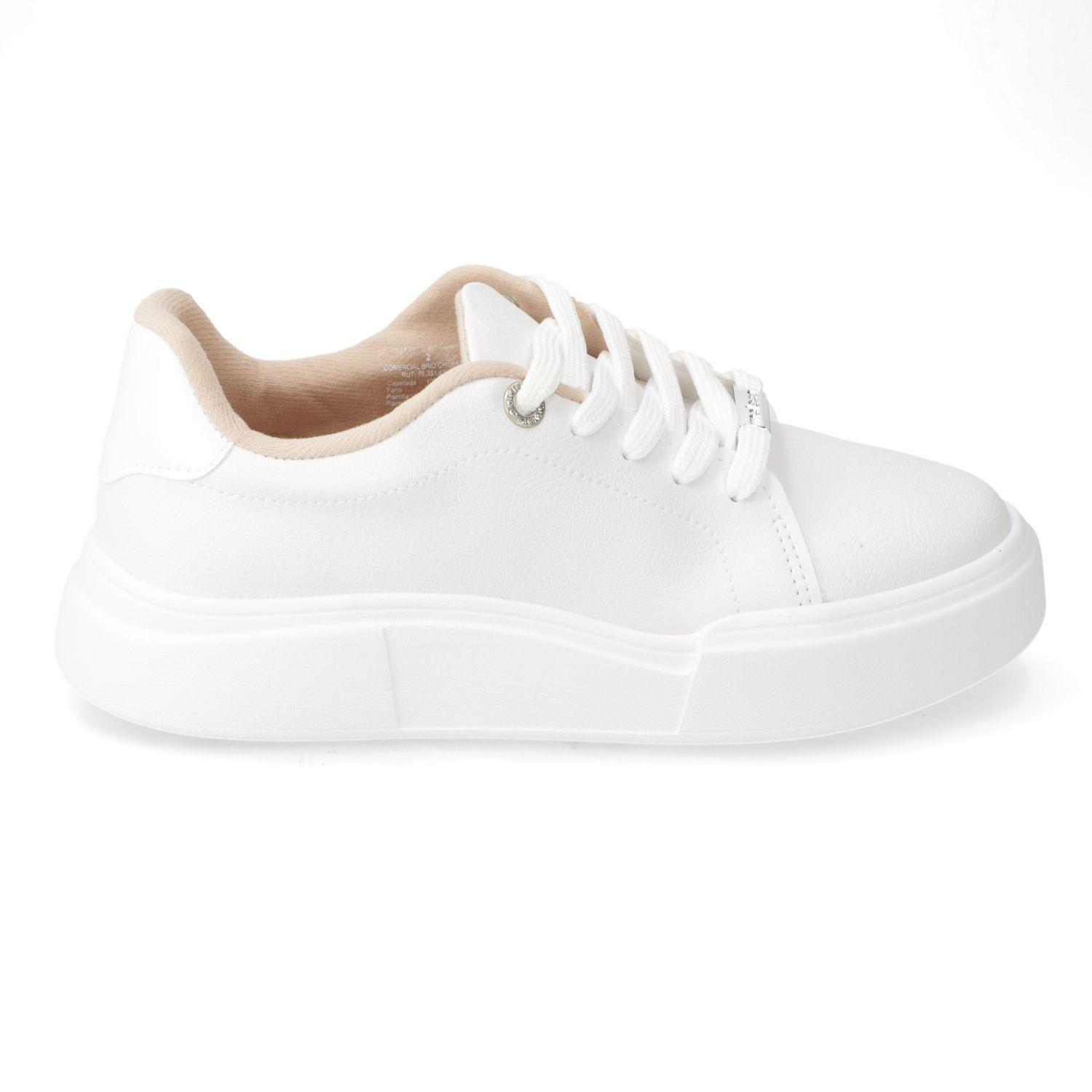 Zapatilla Casual Moleca Blanco 15950-0
