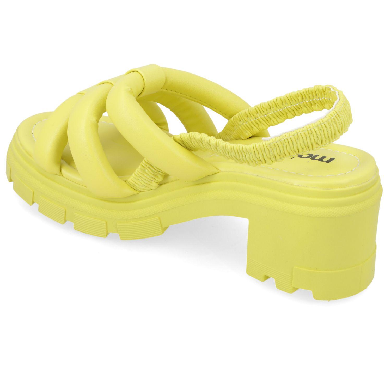 Sandalia Taco Moleca Amarillo 10920-3