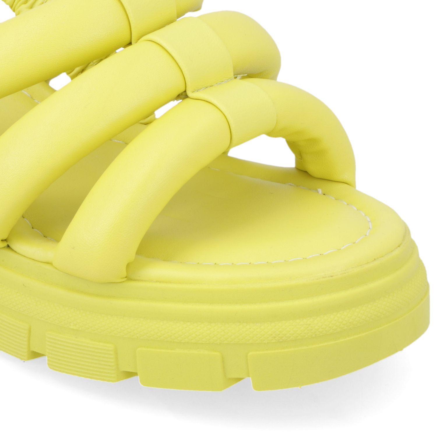 Sandalia Taco Moleca Amarillo 10920-5