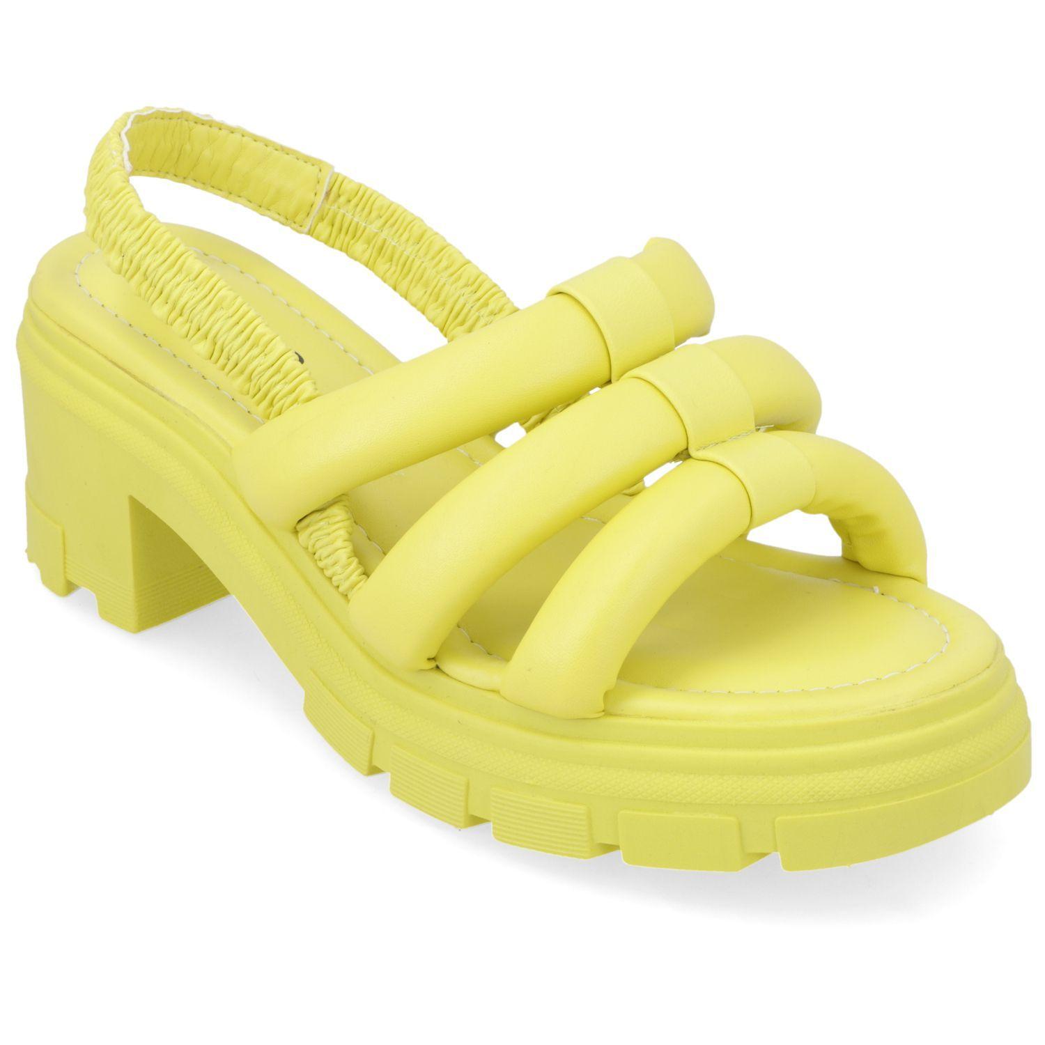 Sandalia Taco Moleca Amarillo 10920-0
