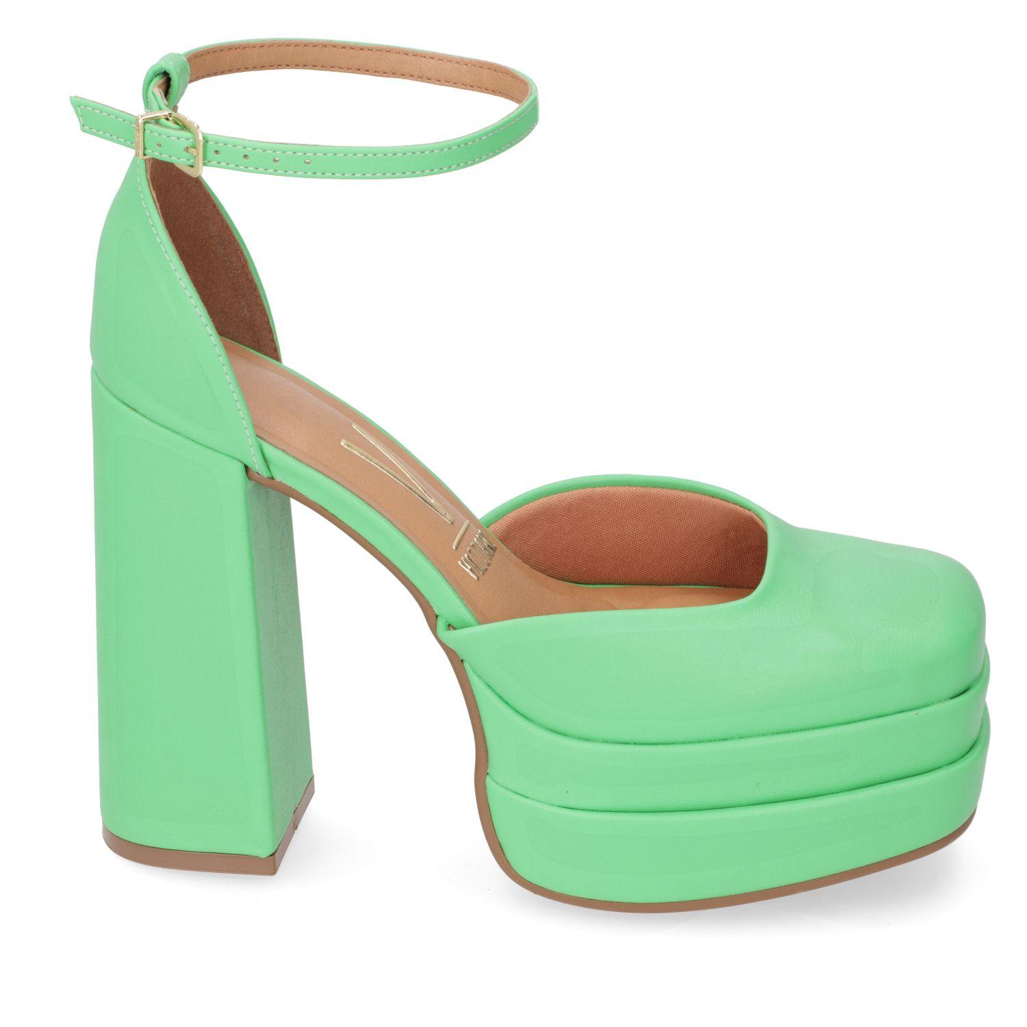 Zapato Taco Vizzano Verde Taco 13 Cm-0