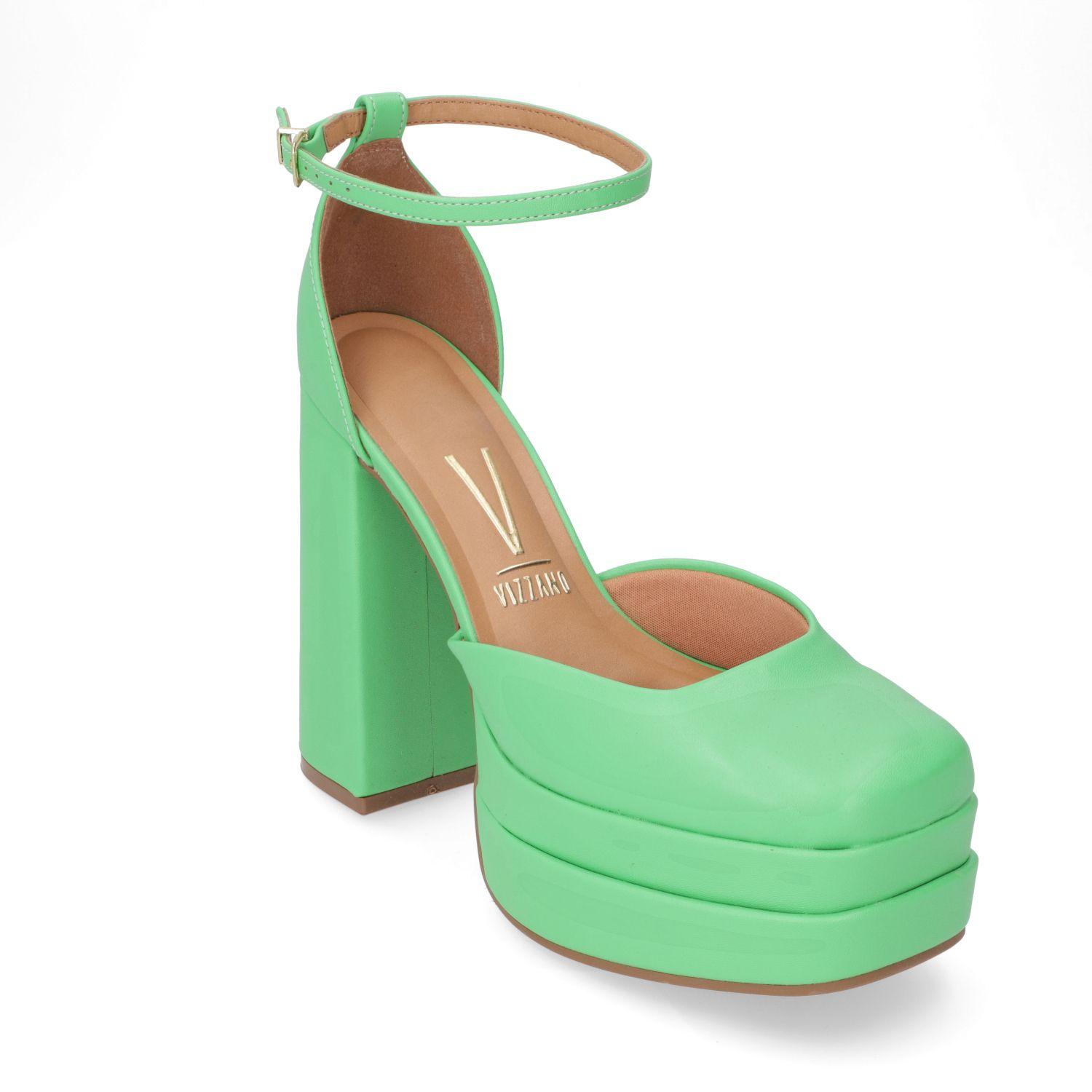 Zapato Taco Vizzano Verde Taco 13 Cm-1